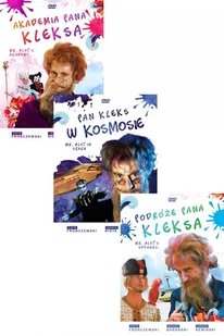 Akademia Pana Kleksa / Pan Kleks w kosmosie / Podróże Pana Kleksa (Digitally Restored) Pakiet - Filmy akcji DVD - miniaturka - grafika 1