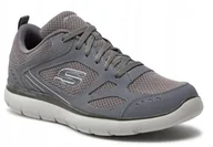 Buty sportowe męskie - Skechers Buty Męskie Sportowe Summit South Rim Szare 42 Eu - miniaturka - grafika 1