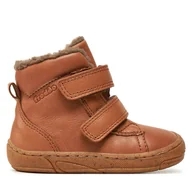 Buty dla dziewczynek - Kozaki Froddo Minni Winter G2110142-1 M Brązowy - miniaturka - grafika 1
