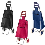 Torby i wózki na zakupy - Wózek na zakupy z podwójną rączką BRUNBESTE BB-2070 - miniaturka - grafika 1
