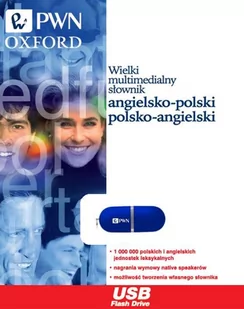 Wielki multimedialny słownik angielsko-polski polsko-angielski PWN-Oxford na pendrive - Słowniki języków obcych - miniaturka - grafika 1