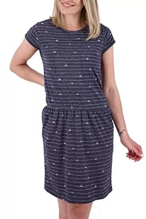 ALIFE and Kickin ShannaAK B Shirt Dress damska letnia sukienka, sukienka, granatowy melanż, XXL - Sukienki - miniaturka - grafika 1