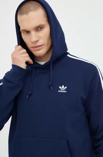 adidas Originals bluza męska kolor granatowy z kapturem wzorzysta - Bluzy męskie - miniaturka - grafika 1