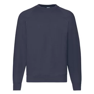 Bluza męska Raglan Sweat Fruit of the Loom - Ciemnogranatowy XXL - Bluzy męskie - miniaturka - grafika 1