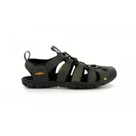 Buty trekkingowe męskie - Buty trekkingowe męskie Keen Clearwater Cnx Leather Magnet Black czarne - miniaturka - grafika 1