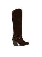 Kozaki damskie - Bronx Kozaki New-Kole 14384-OC Brązowy - miniaturka - grafika 1