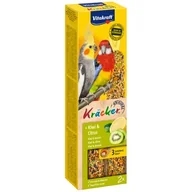 Przysmaki dla ptaków - Vitakraft Kräcker dla dużych papug 4 x 2 szt. Z kiwi i cytrusami - miniaturka - grafika 1
