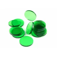 Akcesoria do gier planszowych - Crafters Podstawki akrylowe - Transparentne - Okrągłe 32x3 mm 15 szt. - miniaturka - grafika 1