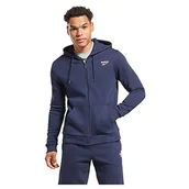 Bluzy męskie - Reebok Męska bluza z kapturem Identity Polar na zamek błyskawiczny - miniaturka - grafika 1