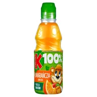 Soki i napoje niegazowane - Tymbark Sok Kubuś 100% pomarańcza z jabłkiem 300 ml - miniaturka - grafika 1