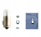 Żarówki samochodowe - Narva Zarowka 24V T3W 3W BA7S - miniaturka - grafika 1