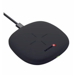 Swissten ŁADOWARKA BEZPRZEWODOWA 10 W CZARNY 22055500) - Ładowarki do telefonów - miniaturka - grafika 1