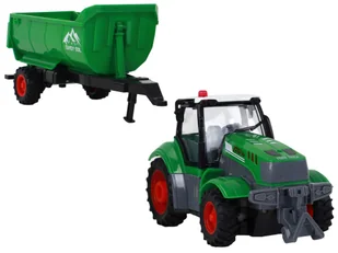 Zdalnie Sterowany Ciągnik Traktor R/C z Przyczepą 1:24 Światła Zielony - Zabawki zdalnie sterowane - miniaturka - grafika 5