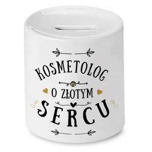 Dla Kosmetologa Skarbonka na Urodziny Prezent z Nadrukiem ze Zdjęciem + Opakowanie na prezent (wzór 01) - Skarbonki - miniaturka - grafika 1