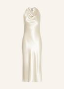 Sukienki - Calvin Klein Sukienka Satynowa beige - miniaturka - grafika 1