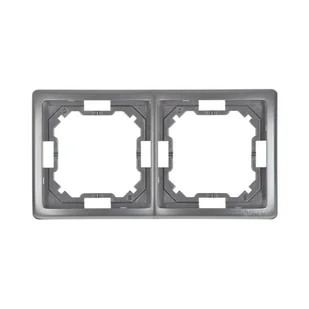 Simon Ramka Basic 2x BMR2/21 inox - Klawisze i ramki - miniaturka - grafika 3