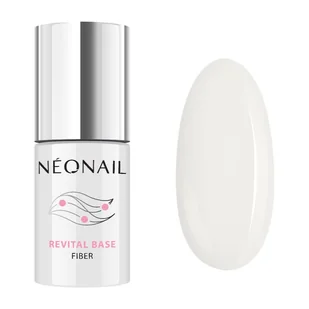 NeoNail Baza hybrydowa Revital Base Fiber Milky Cloud 7,2 ml - Lakiery hybrydowe - miniaturka - grafika 1