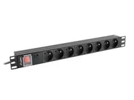 Listwy zasilające - Listwa zasil.rack Pdu 1U 16A 2m 8 gn. PDU-08E-0200 - miniaturka - grafika 1