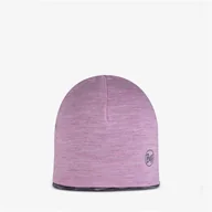 Czapki damskie - Czapka dziecięca BUFF MERINO LIGHTWEIGHT BEANIE MULTISTRIPES PANSY-GRAPHITE - miniaturka - grafika 1