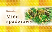 Pozostałe akcesoria kuchenne - Paczka etykiet małych (miód spadziowy) 100szt - wzór EM16 - miniaturka - grafika 1