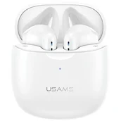 Słuchawki - USAMS US-IA04 białe (BHUIA02) - miniaturka - grafika 1