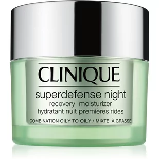 Clinique Superdefense nawilżający krem przeciwzmarszczkowy na noc do skóry tłustej i mieszanej 50 ml - Kremy do twarzy - miniaturka - grafika 1