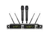 Mikrofony komputerowe - Mikrofon Avtek Avtek WM 2H Zestaw bezprzewodowy z dwoma mikrofonami doręcznymi - miniaturka - grafika 1