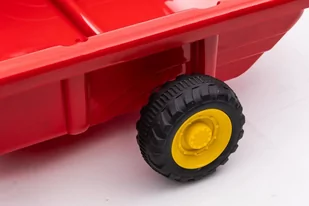 Traktor Na Pedały G206 Czerwony - Pojazdy elektryczne dla dzieci - miniaturka - grafika 8
