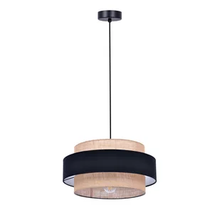 Ozdobna lampa wisząca z abażurem w stylu boho K-5231 z serii GATO - Lampy sufitowe - miniaturka - grafika 1
