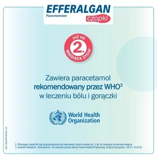 UPSA Efferalgan 80mg czopki 10 szt. - Przeziębienie i grypa - miniaturka - grafika 3