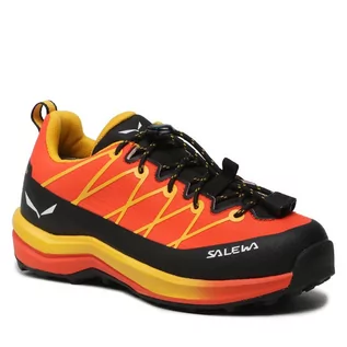 Buty dla chłopców - Trekkingi Salewa Wildfire 2 Ptx K 64012 4156 Orange/Gold 4156 - grafika 1