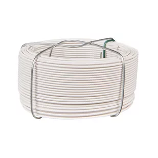 Drut stalowy powlekany 1.4 mm x 30 m biały Standers - Łańcuchy i liny stalowe - miniaturka - grafika 1