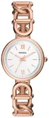 Zegarki damskie - Zegarek Fossil ES5273 CARLIE SIGNATURE CHAIN - miniaturka - grafika 1