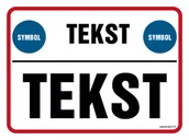 Systemy ekspozycyjne i znaki informacyjne - ZNAK NA ZAMÓWIENIE WZÓR B-022, KN - FOLIA PODŁOGOWA NIEŚWIECĄCA; (400X300MM) - miniaturka - grafika 1