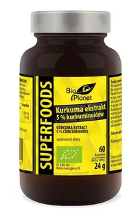 Lumarko Kurkuma Ekstrakt Bio 60 Kapsułek 24 G! - Suplementy naturalne - miniaturka - grafika 1