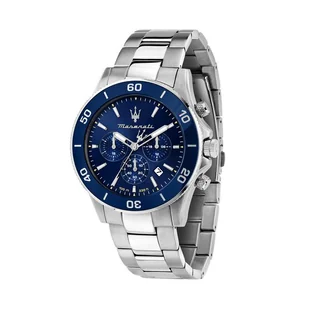 Zegarek Zegarek Maserati Competizione Diver R8873600002 Silver/Navy - Zegarki męskie - miniaturka - grafika 1