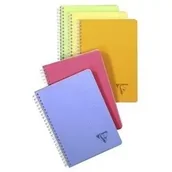 Zeszyty szkolne - Kołonotatnik A5/90K kratka PP Fresh mix (5szt) - Clairefontaine - miniaturka - grafika 1