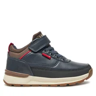 Buty dla chłopców - Sneakersy Levi's® VASC0100S Granatowy - miniaturka - grafika 1