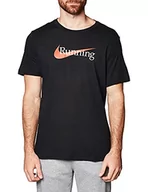 Koszulki męskie - Nike Męski t-shirt U Nk Df Tee Hbr czarny L - miniaturka - grafika 1