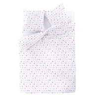 Pościel - Pościel z mikrofibry Amore 160 x 200 cm+70 x 80 cm x2 biały - miniaturka - grafika 1