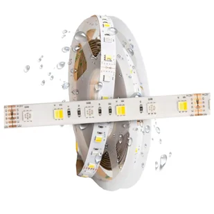 Taśma Led Rgb+cct Kolorowa Rolka 5M 72W SMD5050 Wodoodporna IP63 14.4W/M - Taśmy LED - miniaturka - grafika 1