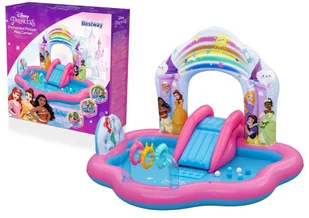 Dmuchany Plac Zabaw Disney 221 x 193 x 140 cm Bestway 9103Y Bestway - Materace dmuchane i koła do pływania - miniaturka - grafika 1