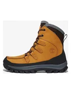 Botki damskie - Timberland Skórzane botki "Chillberg Premium" w kolorze jasnobrązowo-czarnym - miniaturka - grafika 1