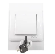 Gniazdka elektryczne - Gniazdo ssące na kluczyk srebrne - miniaturka - grafika 1