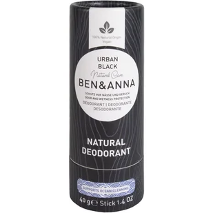 BEN & ANNA Naturalny dezodorant urban black 40g Ben&Anna - Dezodoranty i antyperspiranty unisex - miniaturka - grafika 1