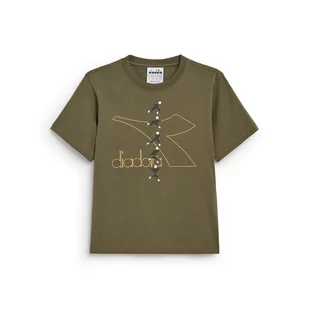 Koszulka chłopięca DIADORA JB.T-SHIRT SS TWISTER - Koszulki dla dziewczynek - miniaturka - grafika 1