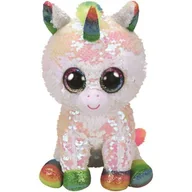 Maskotki i pluszaki - Ty INC inc BOOS Flippables PIXY 24 cm cekinowy biały jednorożec 36781 - miniaturka - grafika 1