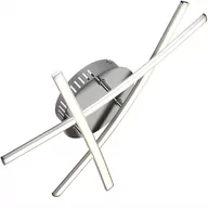 Lampy sufitowe - Lampa Sufitowa LED Wisząca żyrandol Obrotowa 15W Stal - miniaturka - grafika 1