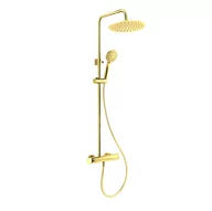 Zestawy prysznicowe - Deante Deszczownia z baterią mieszaczową Arnika Gold NAC_Z1QK NAC_Z1QK - miniaturka - grafika 1