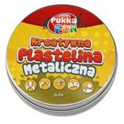 Masy plastyczne - Pukka A Kreatywna plastelina - Metaliczna złota - miniaturka - grafika 1